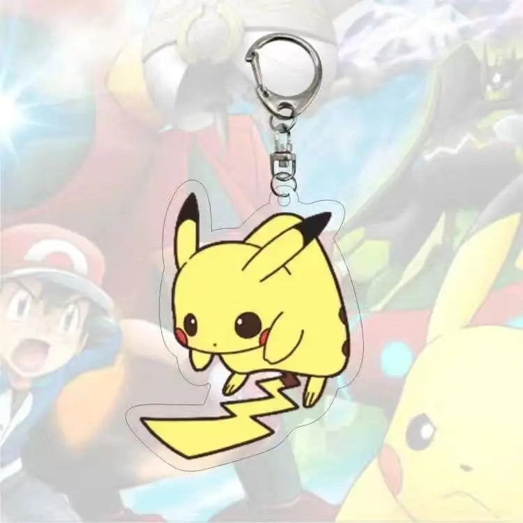 Porte-Clés Pokémon en Acrylique - Pikachu (Kawaii)