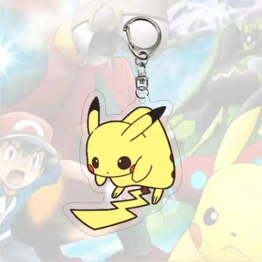 Porte-Clés Pokémon en Acrylique - Pikachu (Kawaii)