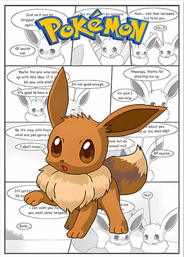 Poster Pokémon - Évoli (Manga)