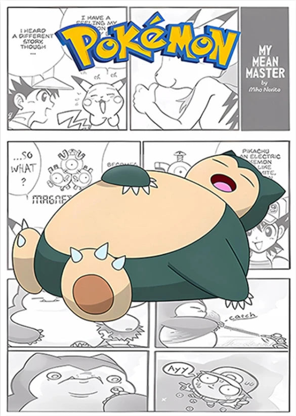 Poster Pokémon - Ronflex (Manga)