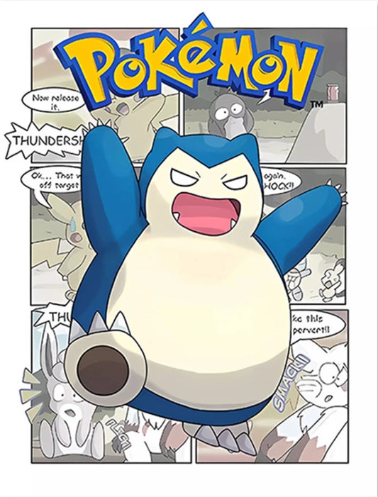 Poster Pokémon - Ronflex (Planche 3) (Manga)