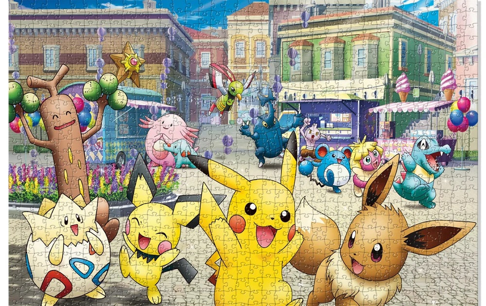 Puzzle Pokémon - Fête en Ville