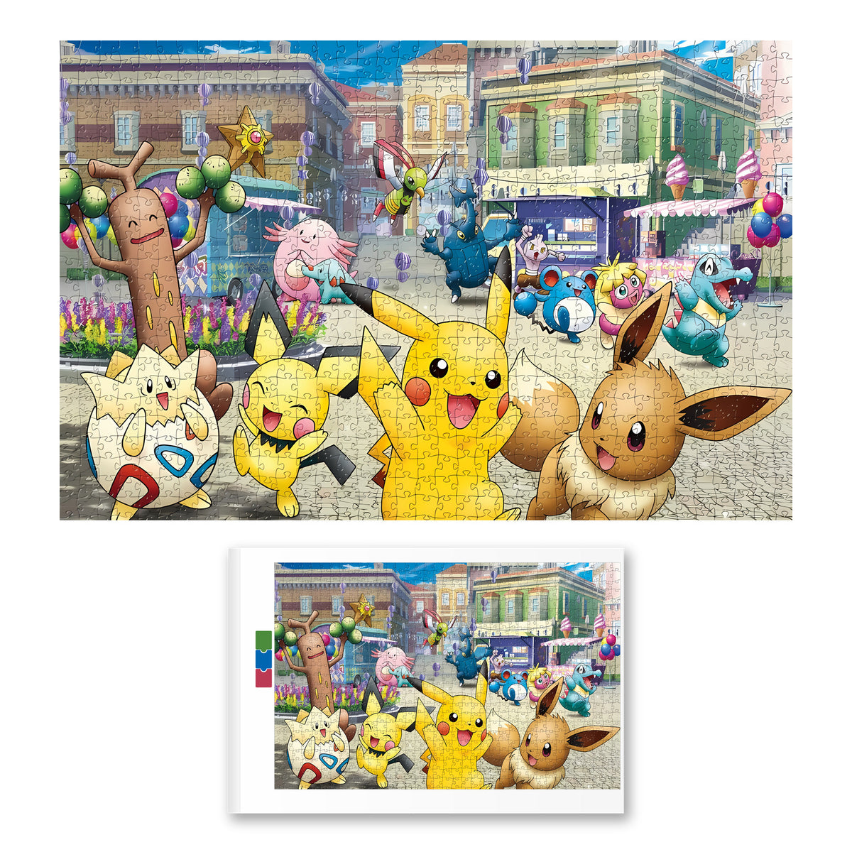 Puzzle Pokémon - Fête en Ville