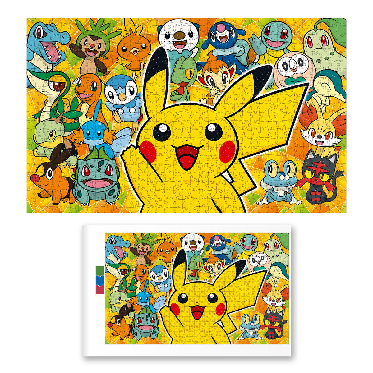 Puzzle Pokémon - Pikachu et les Starters