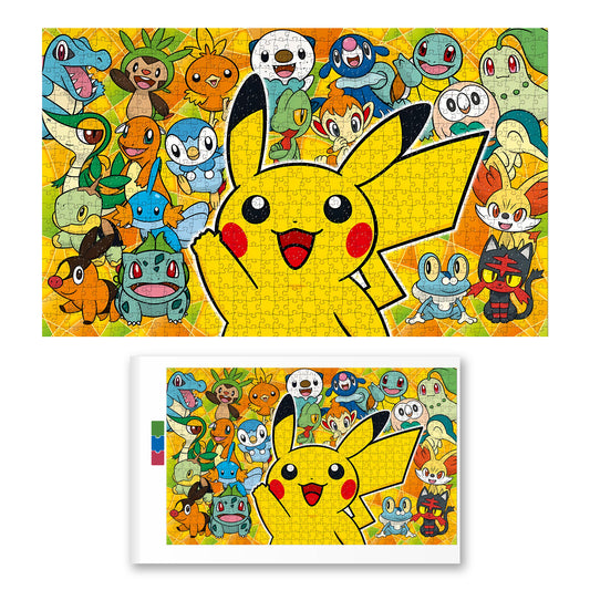 Puzzle Pokémon - Pikachu et les Starters