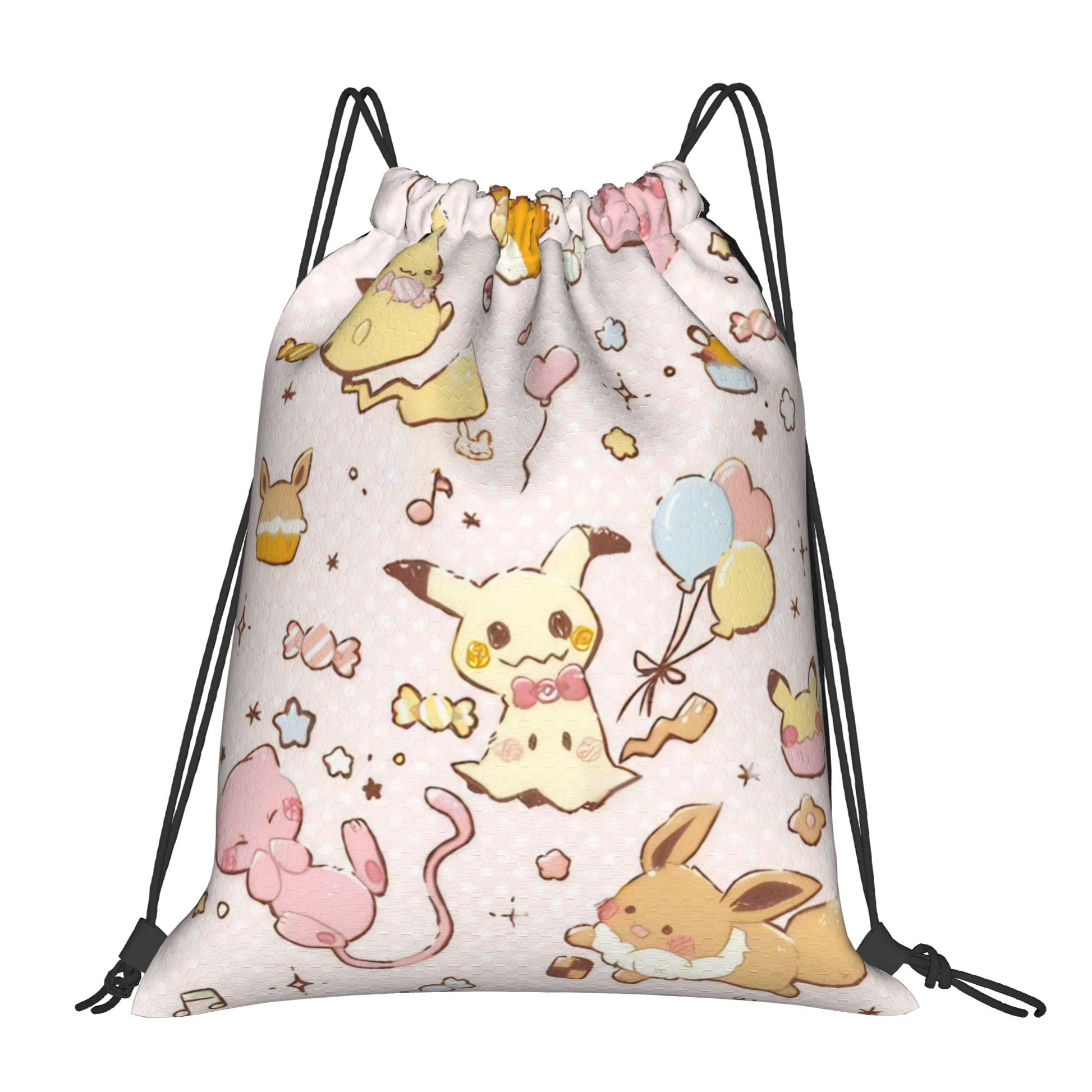 Sac à Cordon Pokémon - Mimiqui et Évoli