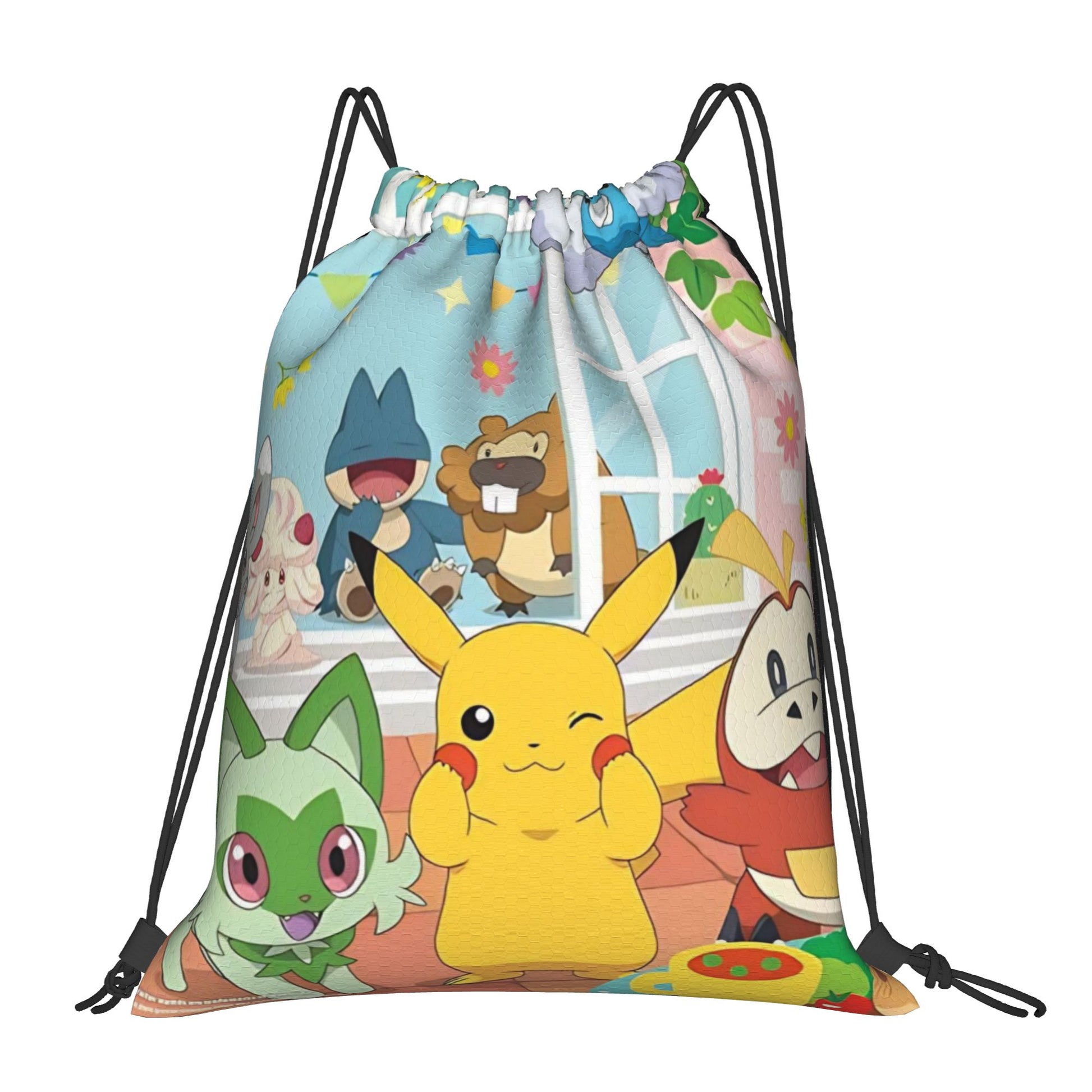 Sac à Cordon Pokémon - Pikachu à la Fenêtre