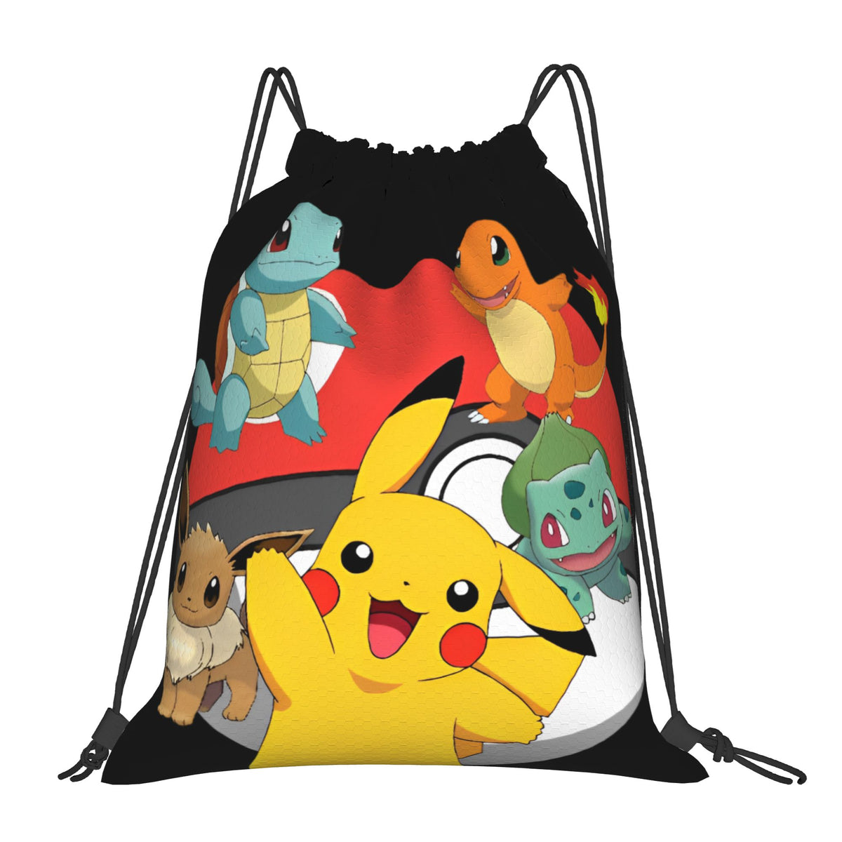 Sac à Cordon Pokémon - Pikachu et les Starters