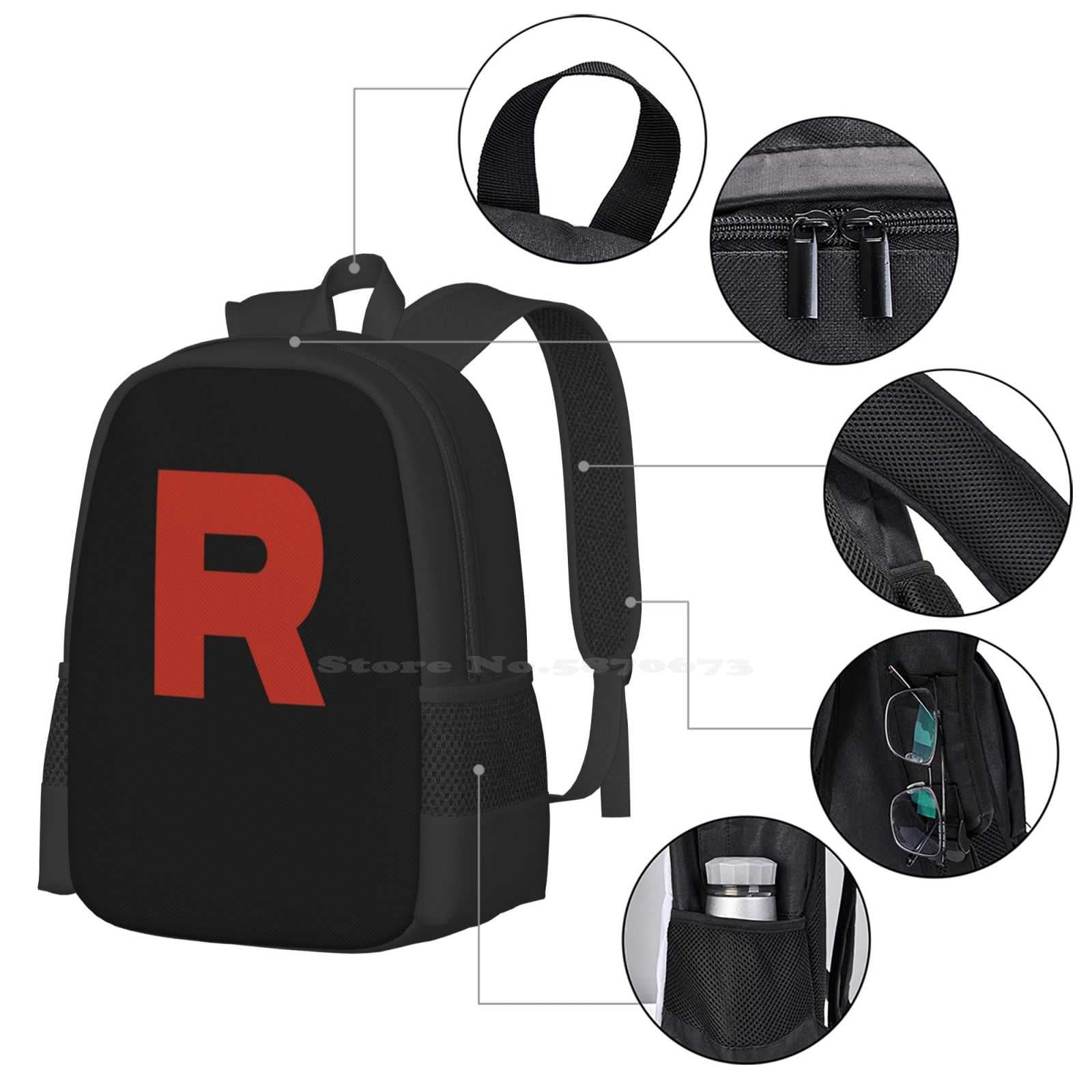 Sac à Dos Pokémon - Team Rocket
