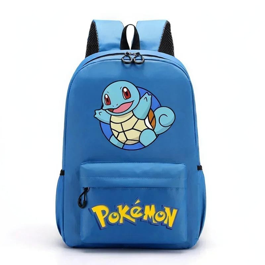 Sac à Dos Scolaire Pokémon - Carapuce (Bleu Ciel)