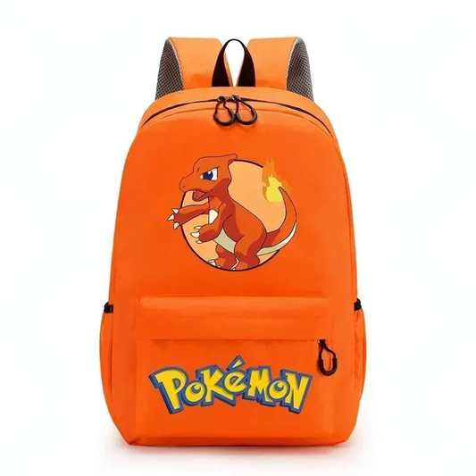 Sac à Dos Scolaire Pokémon - Salamèche (Orange)