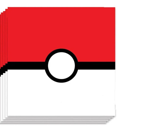 Serviettes Anniversaire Pokémon - Poké Ball