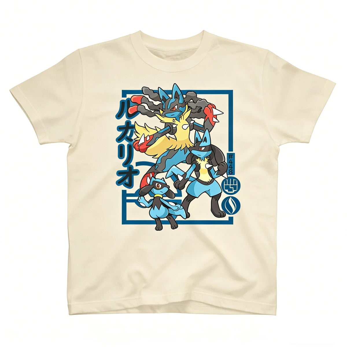 T-Shirt Pokémon - Méga-Lucario