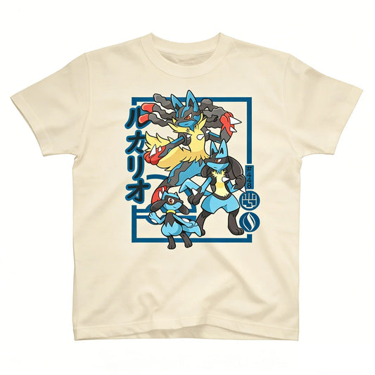 T-Shirt Pokémon - Méga-Lucario