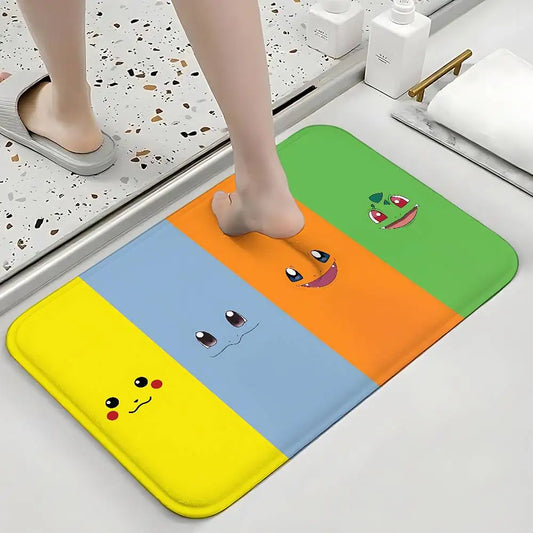 Tapis de Douche Pokémon - Quatre Visages de Kanto