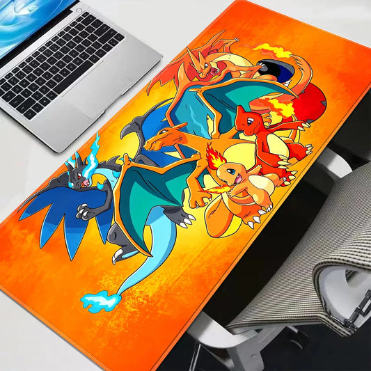 Tapis de Souris XL Pokémon - Lucario et Dracaufeu