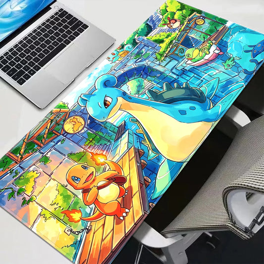 Tapis de Souris XL Pokémon - Scène Aquatique