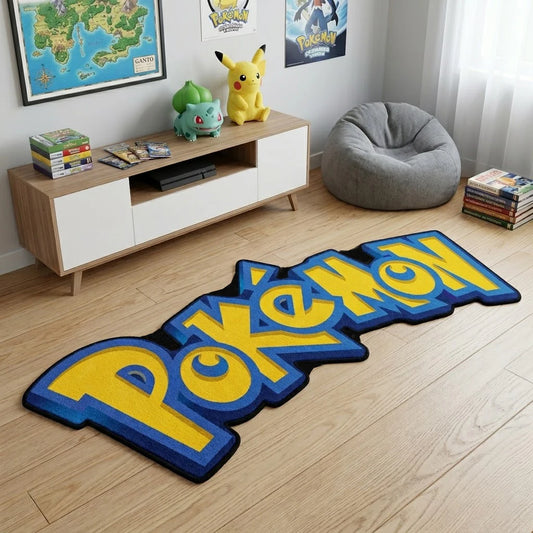 Tapis en Forme de Logo Pokémon