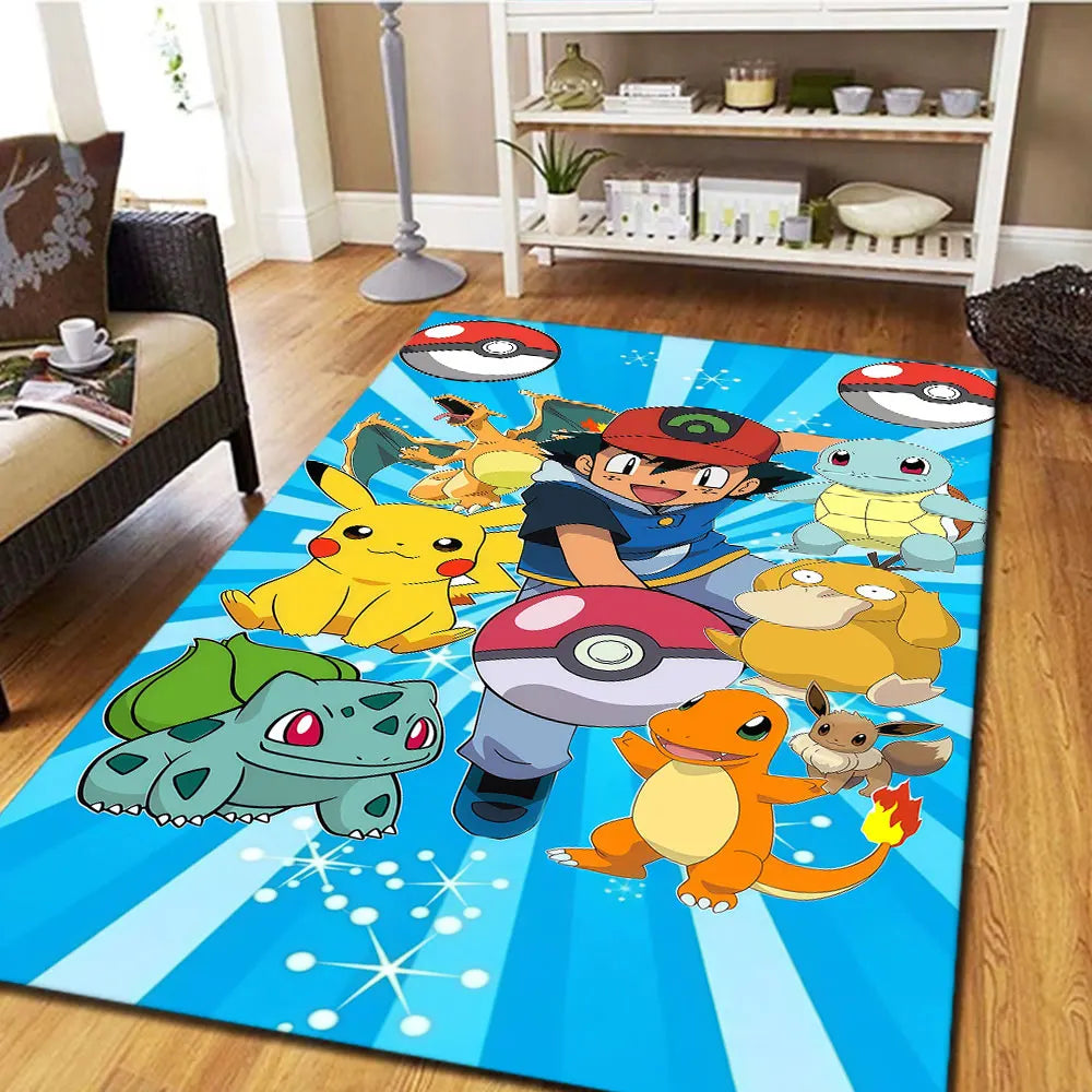 Tapis Pokémon - L'Équipe de Sacha