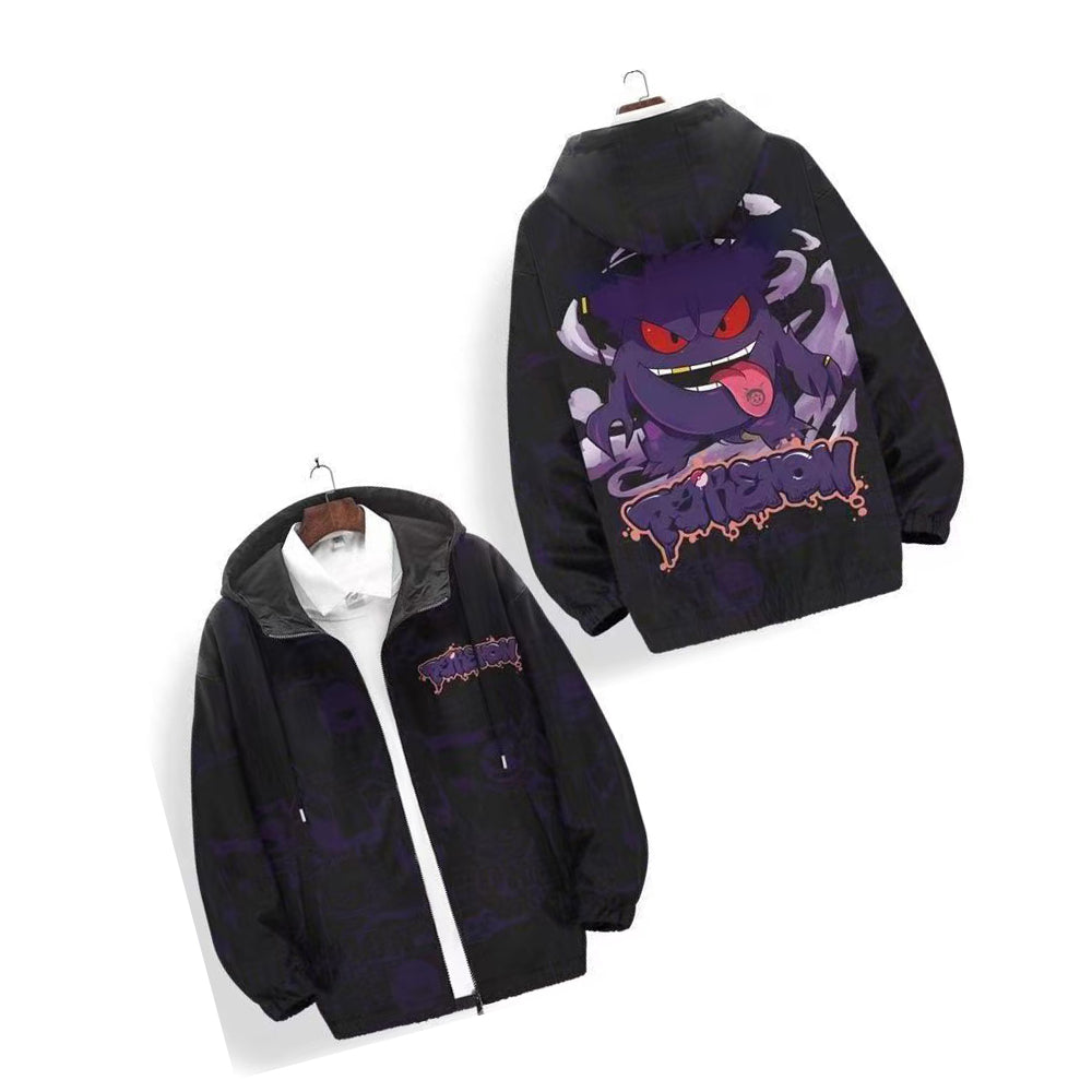 Veste Pokémon - Ectoplasma Graffiti Noir