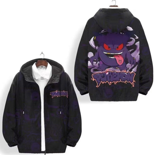 Veste Pokémon - Ectoplasma Graffiti Noir